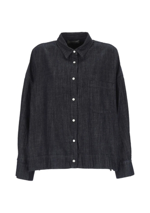 Lorena Antoniazzi chest-pocket shirt - Blue