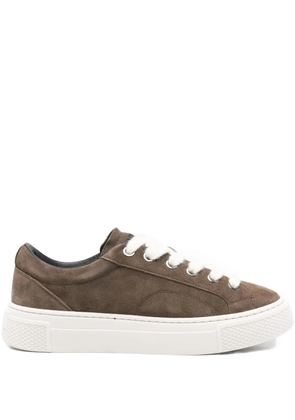 STATE OF ORDER suede lace-up sneakers - Brown