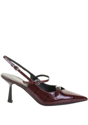 Chantal buckle slingback sandals - Brown