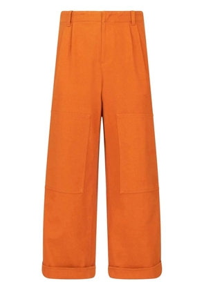 ETRO wide-leg cropped trousers - Orange