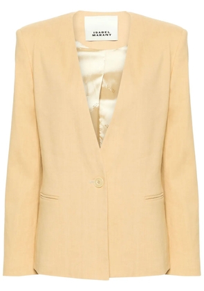 ISABEL MARANT Manzil single-breasted blazer - Yellow
