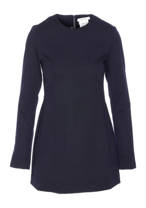 Max Mara Alpino long-sleeve mni dress - Blue