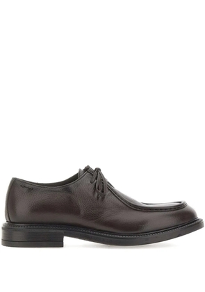 Alexander Hotto tumbled hand-stitched Derby shoes - Brown