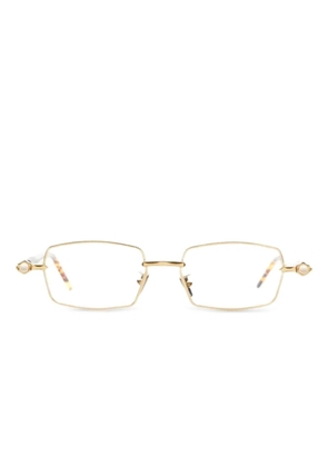 Kuboraum rectangle-frame glasses - Gold