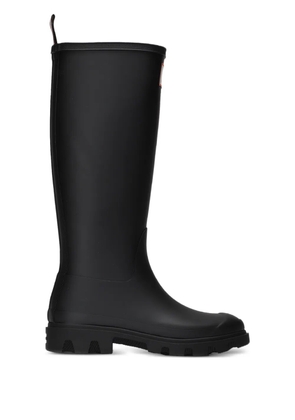 Hunter x Maison Kitsuné Downpour tall rain boots - Black