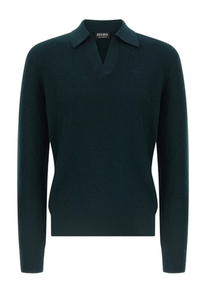 Zegna jacquard oasis T-shirt - Green