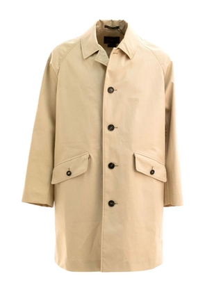 Montedoro button-pocket coat - Neutrals