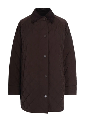 Max Mara quilted buttoned jacket - Brown