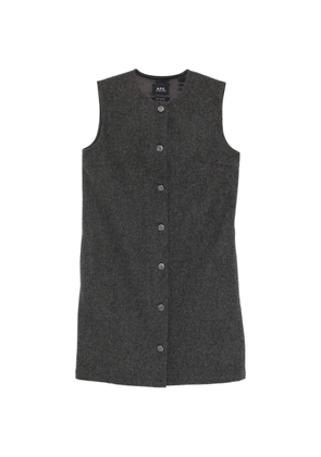 A.P.C. button-up dress - Grey