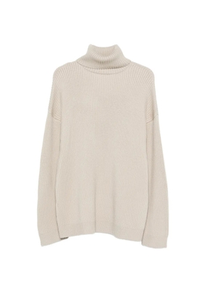 ENTIRE STUDIOS roll-neck ribbed sweater - Neutrals