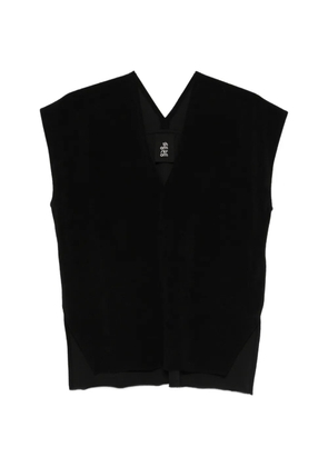 Thom Krom V-neck sleeveless top - Black