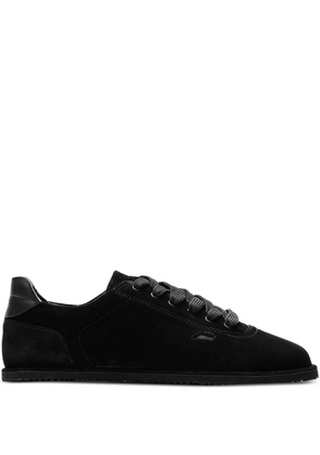 REFERENC suede leather sneakers - Black