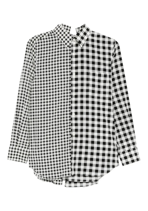 Comme Des Garçons gingham shirt - Black
