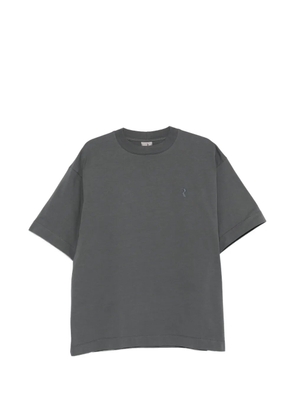 Rhun logo-detail T-shirt - Grey