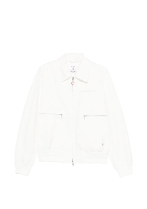 Casablanca zip-up jacket - White