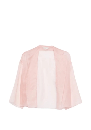 Antonelli open-front cropped jacket - Pink