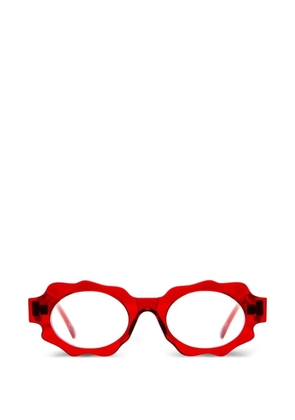 Kuboraum shaped glasses - Red