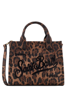 MC2 Saint Barth leopard-print shoulder bag - Brown