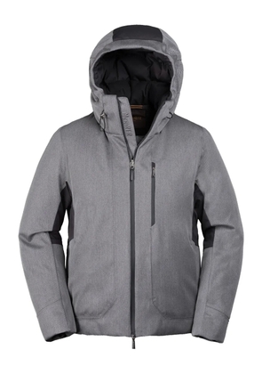 Moorer hooded panelled jacket - Grey