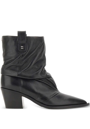 Halmanera 65mm Taby pointed-toe boots - Black