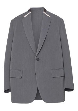 Kolor notched lapel jacket - Grey