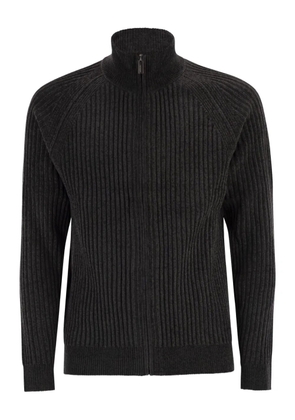 Roberto Ricci Designs Velvet Rave zip-up cardigan - Grey