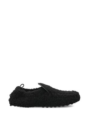 Tod's shearling loafers - Black