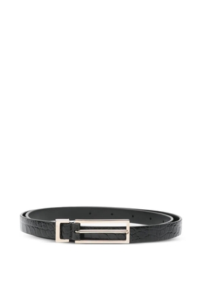TOM FORD croc-effect belt - Black