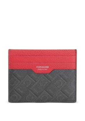 Ferragamo patterned cardholder - Grey