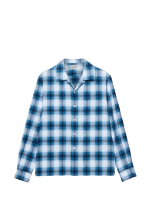 JW Anderson checked-pattern shirt - Blue