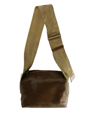 Uma Wang medium leather shoulder bag - Brown