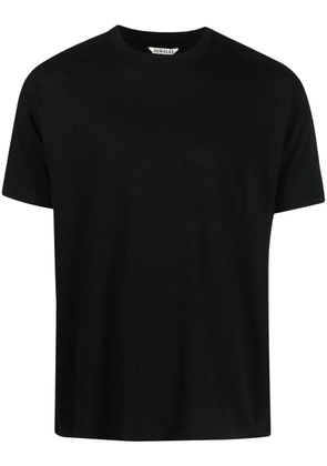 Auralee crew-neck cotton T-shirt - Black