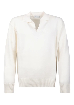 Paolo Pecora polo-collar sweater - Neutrals
