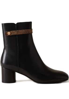 Borbonese 50mm leather boots - Black