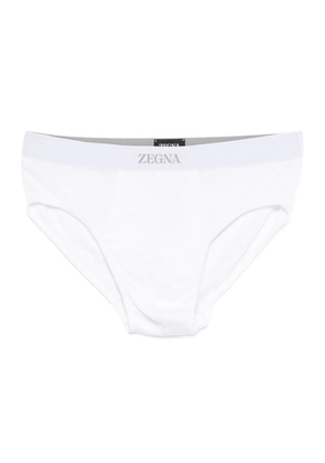 Zegna logo-waistband briefs - White