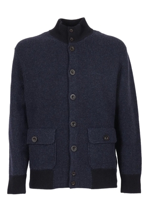 Ballantyne ribbed wool cardigan - Blue