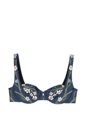 Agua By Agua Bendita Zucchini Laguna bikini top - Blue