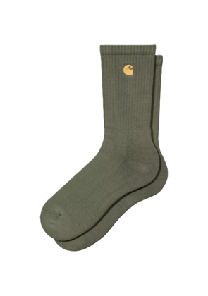 Carhartt WIP Chase ribbed logo socks - Green