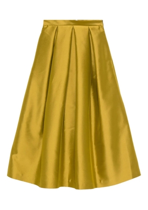Lunatica Milano Luna 88 Ducheese pleated skirt - Yellow