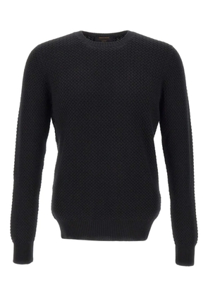 Gran Sasso crew-neck textured sweater - Blue