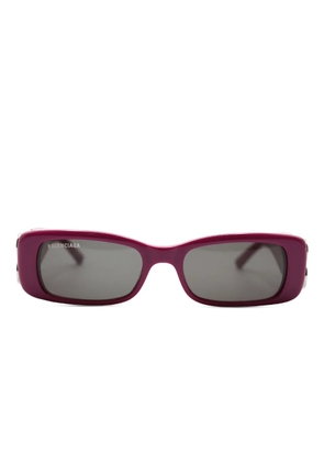 Balenciaga Eyewear dynasty rectangle sunglasses - Purple