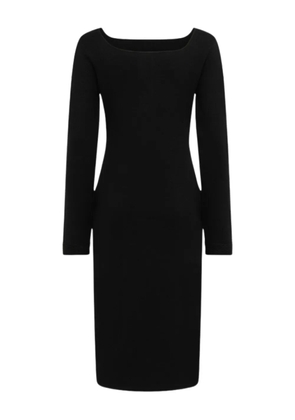 Blugirl button-detail midi dress - Black