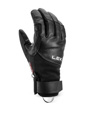 LEKI Pegas 3D Lite logo-strap gloves - Black