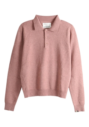 extreme cashmere knitted polo shirt - Pink