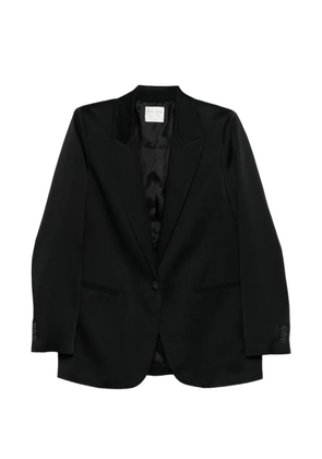 Forte Forte single-breasted notched jacket - Black