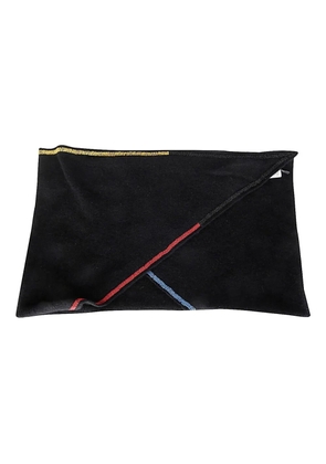 Faliero Sarti pearl fringed scarf - Black