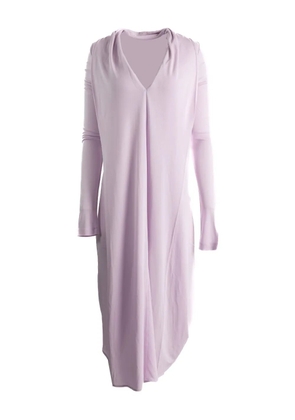 TOTEME v-neck long-sleeve midi dress - Purple