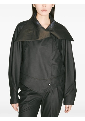 Kiko Kostadinov spread-collar jacket - Black