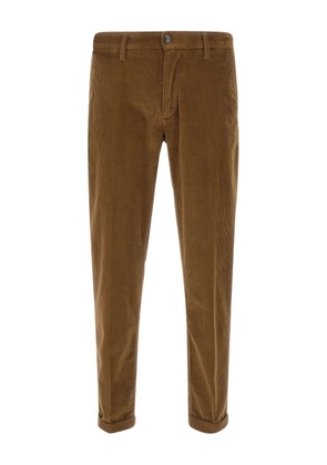 Re-Hash corduroy cuffed trousers - Brown