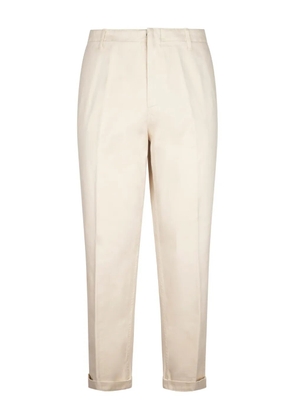 DONDUP logo trousers - Neutrals